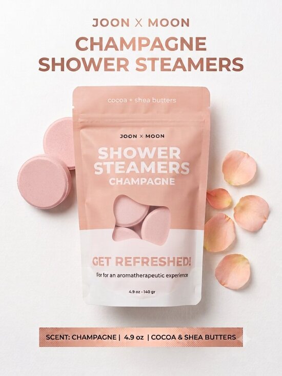 Joon x Moon Other - Joon x Moon Champagne Shower Steamers Cocoa + Shea Butters 7 Tablets 4.9 oz New